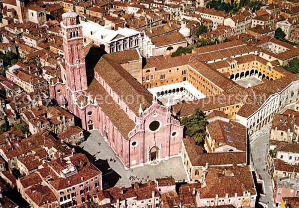 Venezia Venedig Fliegeraufnahme Basilica Santa Maria Gl