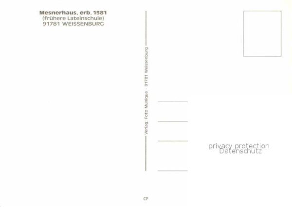 Weissenburg Bayern Mesnerhaus – Bild 2