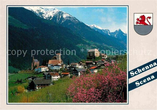 Schenna Meran mit Passeirer Berge