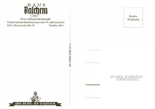 Koeln Rhein Haus Balchem – Bild 2
