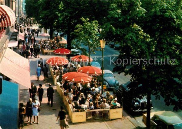 Duesseldorf Kö Einkaufsstrasse