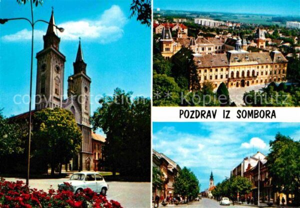 Sombor Kirche Stranssenpartie