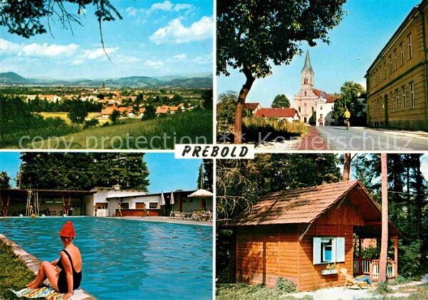 Prebold Strassenpartie Pool Holzhaus