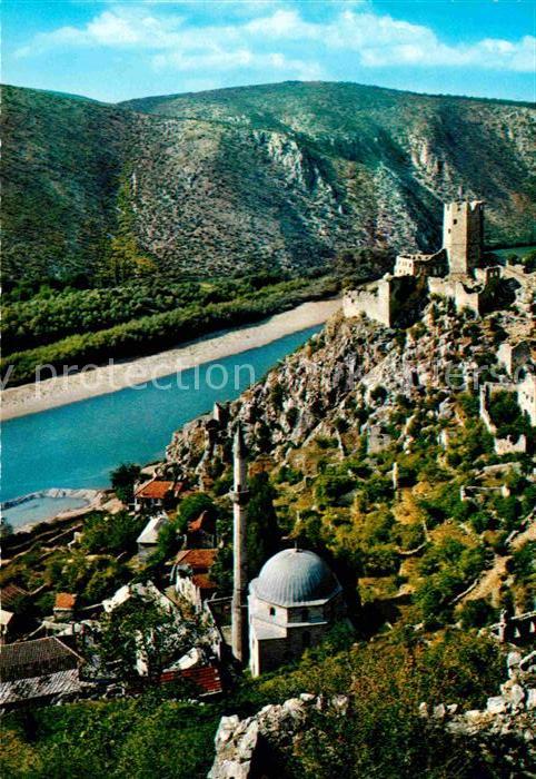Pocitelj Fluss Burg Kirche