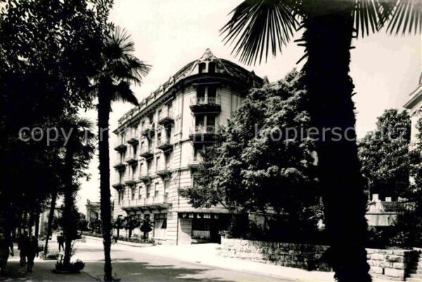 Opatija Abbazia Strassenpartie