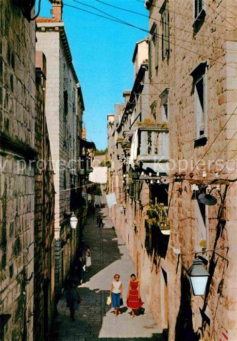 Dubrovnik Ragusa Ulica Prijeko