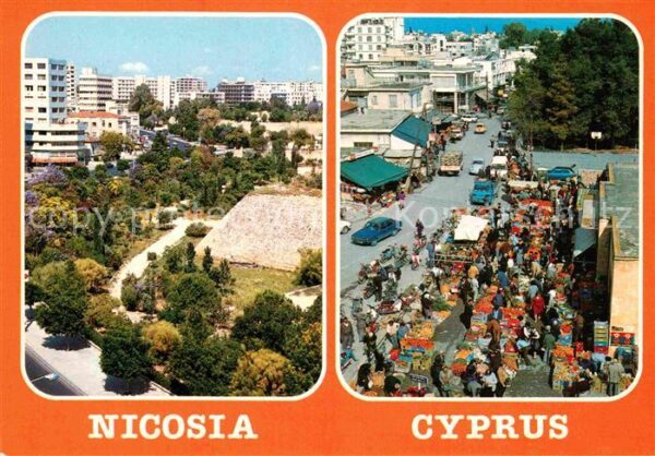 Nicosia Markt und Neubaugebiet