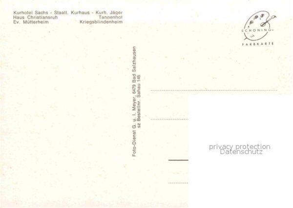 Bad Salzhausen Kurhtoel Sachs Kurhaus Mütterheim – Bild 2