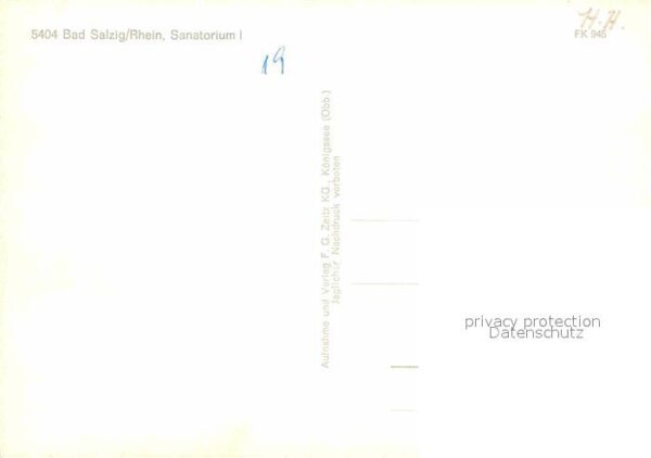 Bad Salzig Sanatorium I – Bild 2