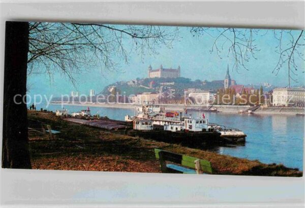 Bratislava Pressburg Pozsony Donaupartie