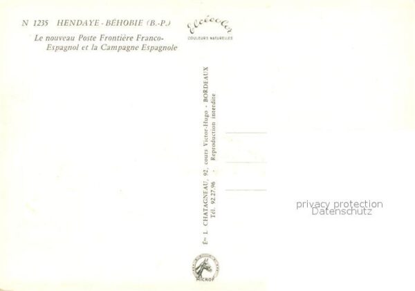 Behobie Le nouveau Poste Frontiere Franco Espag – Bild 2
