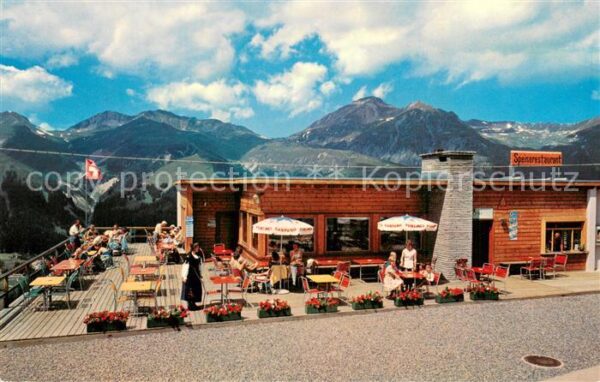 Davos GR Restaurant Ischalp mit Schiahorn