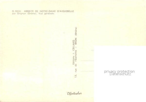 Grignan 26 Abbaye de Notre Dame d’Aiguebelle Vue a – Bild 2
