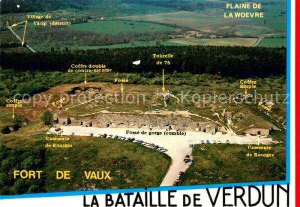 Verdun Meuse La Bataille de Verdun Fort de Vaux Enle