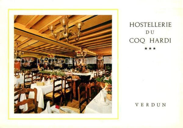 Verdun Meuse Hostellerie du Coq Hardi Restaurant