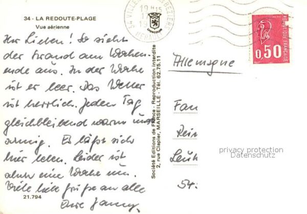 La Redoute Plage Vue aérienne – Bild 2
