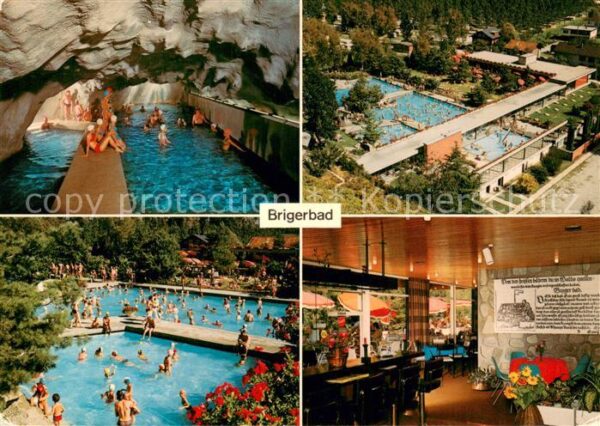 Brigerbad VS Freiluft Thermal Schwimmbäder Grottensc