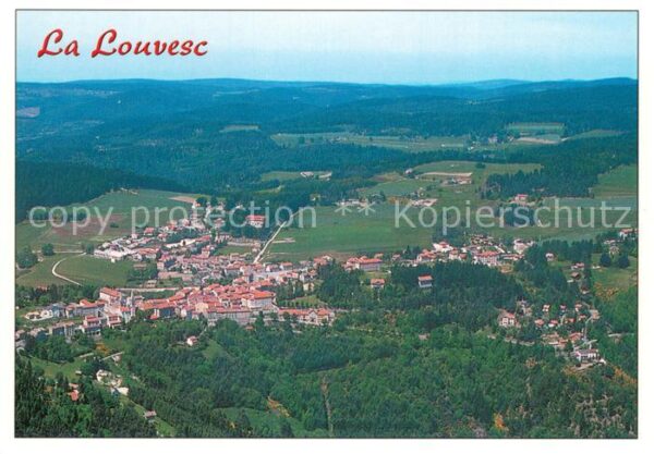 La Louvesc 07 Vue generale aerienne Centre de pelerin