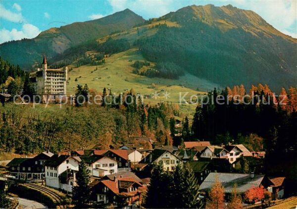 Gstaad BE Palace Hotel und Wassemgrat