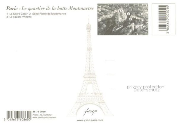 Paris 75 Le Sacre-Coeur Saint Pierre de Montmart – Bild 2