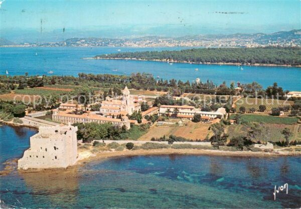 Cannes 06 Iles de Lerins Vue aerienne sur l’Abbay