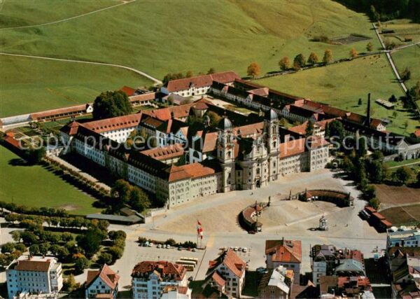 Einsiedeln SZ Kloster Fliegeraufnahme