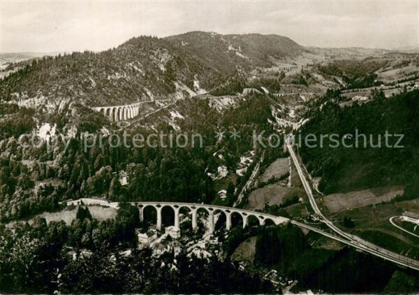 Les Rousses 39 Les 4 Viaducs de Morez Vue aerienne