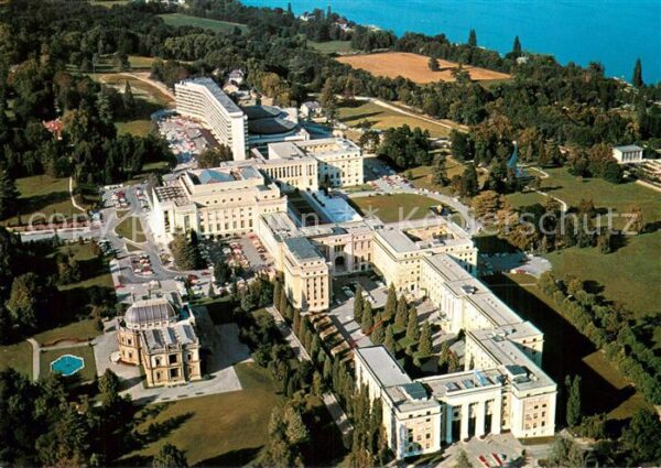 Geneve GE Vue aerienne du Palais des Nations