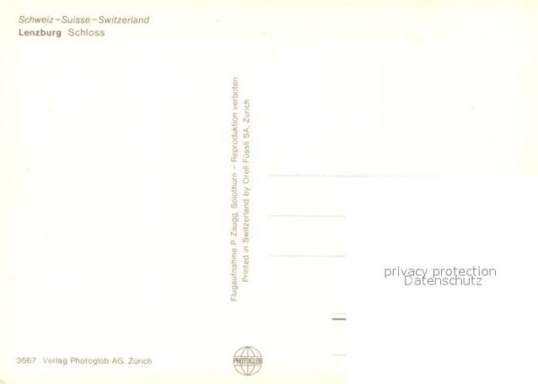 Lenzburg AG Schloss Fliegeraufnahme – Bild 2