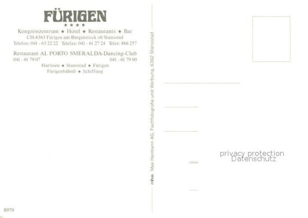 Fuerigen Stansstad NW Kongresszentrum Hotel Restaurant Vierwa – Bild 2