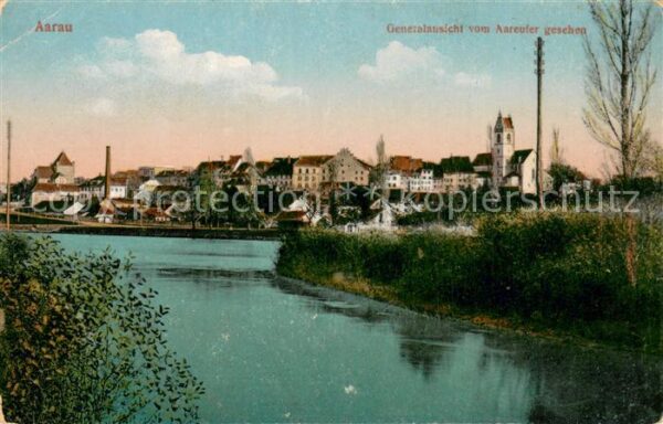 Aarau AG Aareufer Panorama