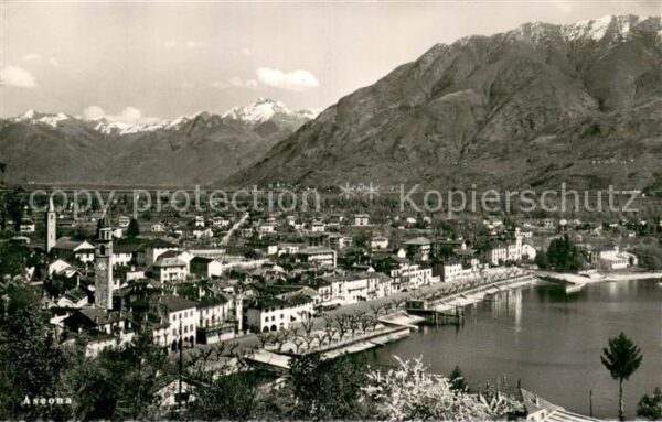 Ascona Lago Maggiore Panorama