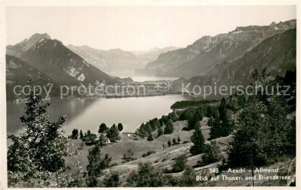 Aeschi BE Allmend Blick auf Thurner und Brienzers