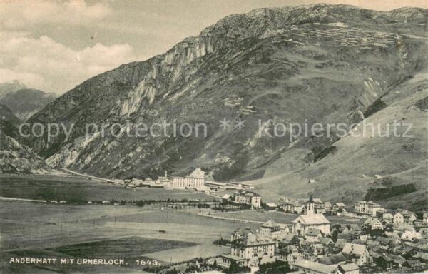 Andermatt UR mit Urnerloch