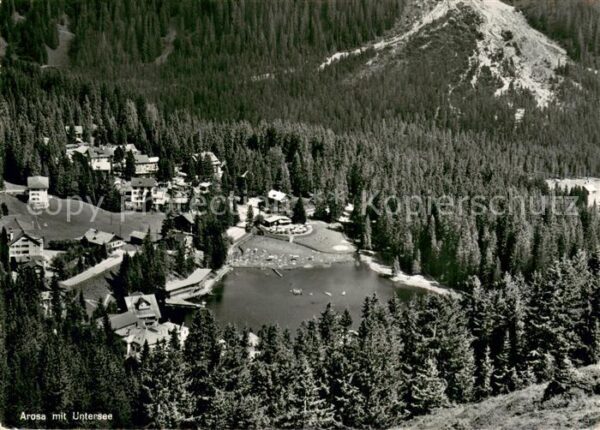 Arosa GR Panorama mit Untersee