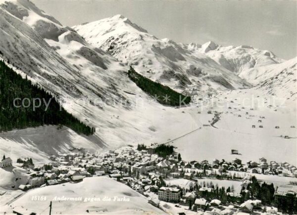Andermatt UR gegen die Furka