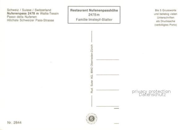 Nufenenpass TI Restaurant Nufenenpasshöhe – Bild 2