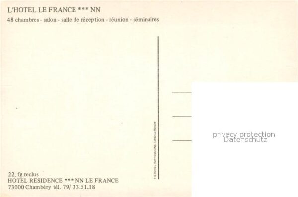 Chambery 73 Hotel Residence Le France – Bild 2