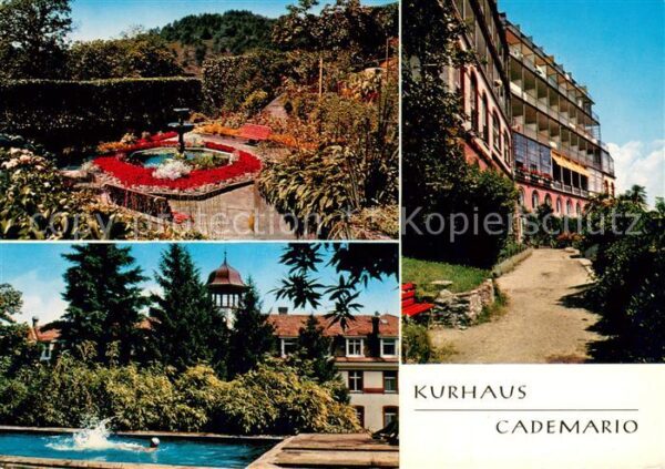 Cademario Kurhaus Cademario Park Pool