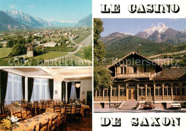 Saxon VS Casino de Saxon XVIIIe siècle Monument