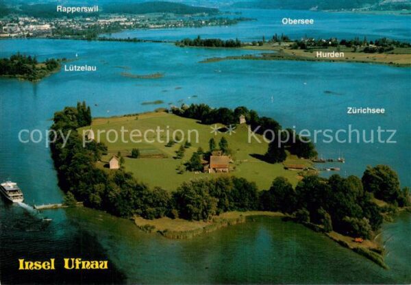 Insel Ufnau Fliegeraufnahme