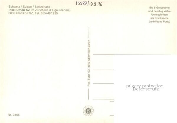 Insel Ufnau Fliegeraufnahme – Bild 2
