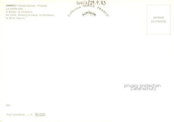 Annecy 74 Haute-Savoie Vieille ville la Visitation Annecy le V – Bild 2