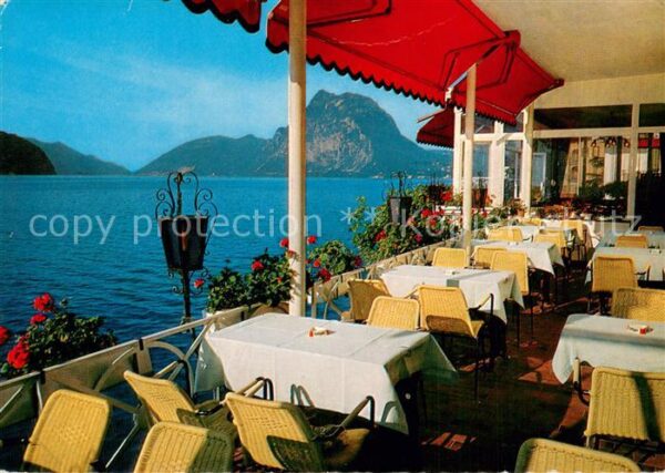 Castagnola Lago di Lugano Fischers Seehotel Boccalino au Lac
