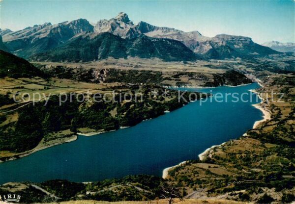 Corps 38 Isere Le Lac du Sautet le Barrage et l'Oblou