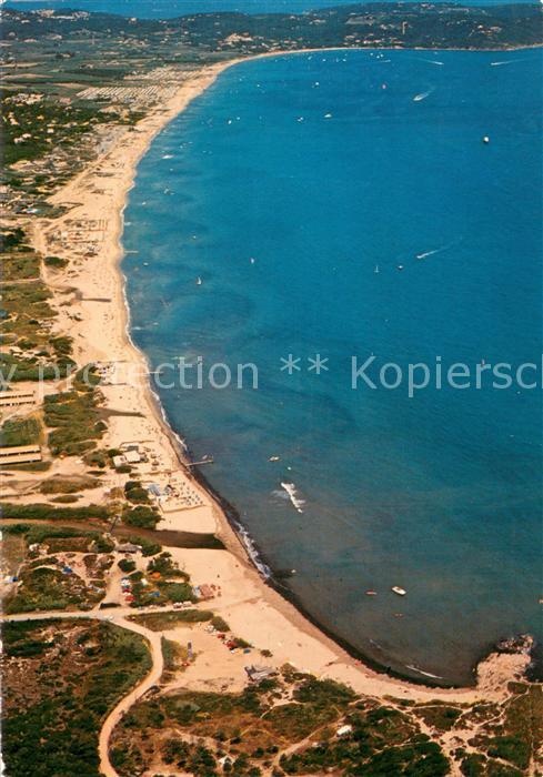 Saint Tropez Var La Baie et la Plage de Pampelonne Vue a