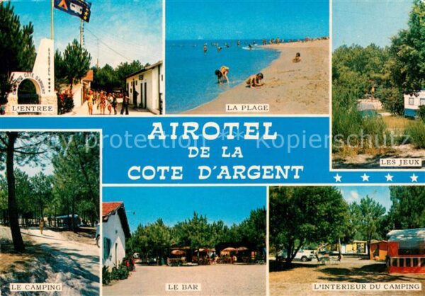 Hourtin  Plage 33 Airotel de la Cote d’Argent Entree La P