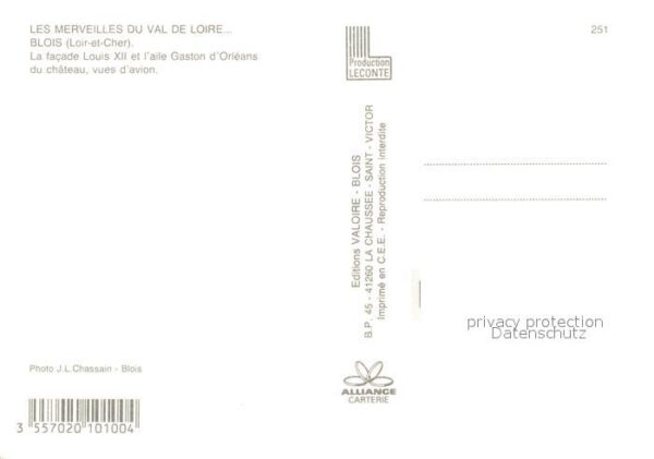 Blois 41 La facade Louis XII et l’aile Gaston d’ – Bild 2