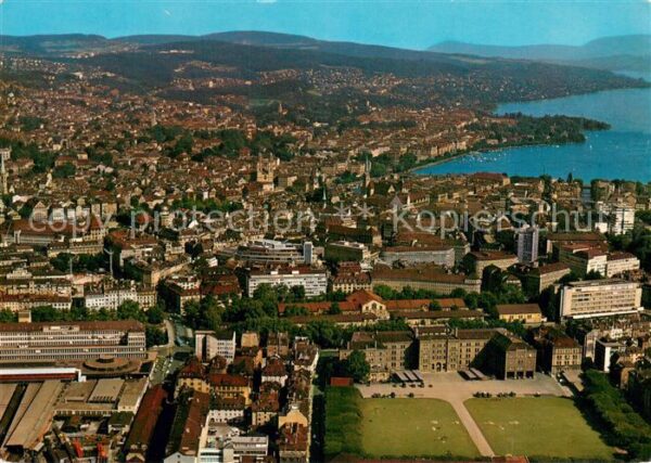 Zuerich ZH Fliegeraufnahme