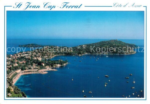 St-Jean-Cap-Ferrat La rade de Villefranche Vue aerienne